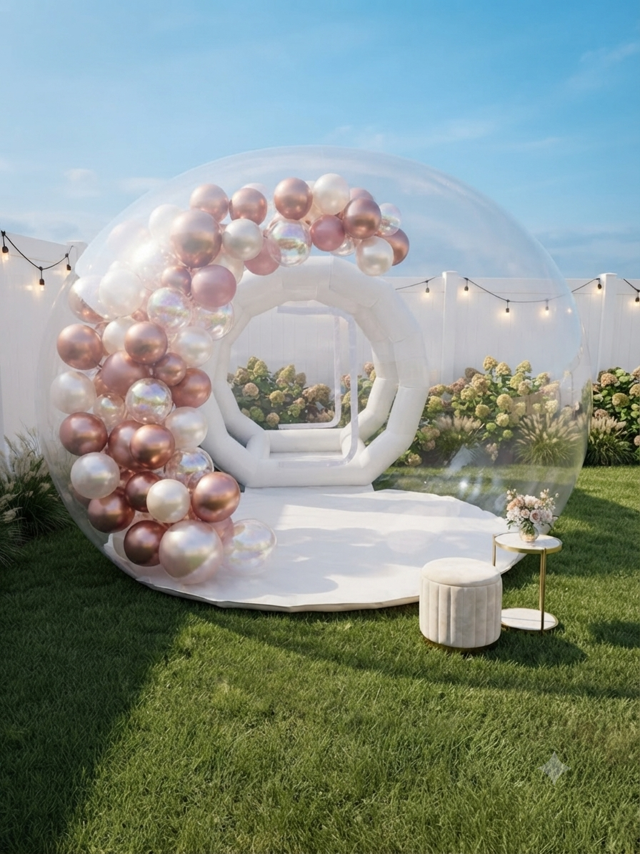 Crystal Bubble Dome — Bubble Dome & Gender Reveals by Pristine Events — view 2 of 5