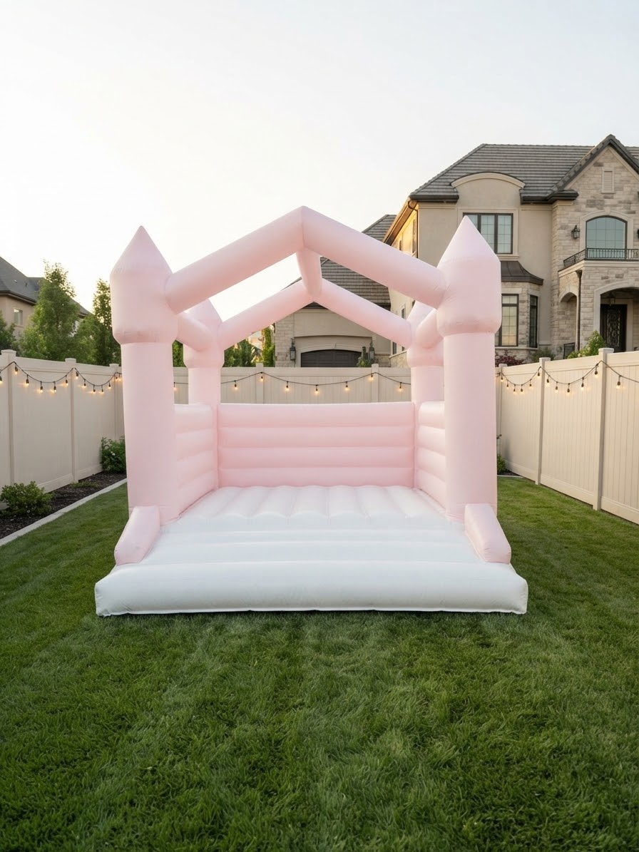 Mini Pink Castle Bouncer — Boutique Bounce Houses by Pristine Events — view 1 of 2