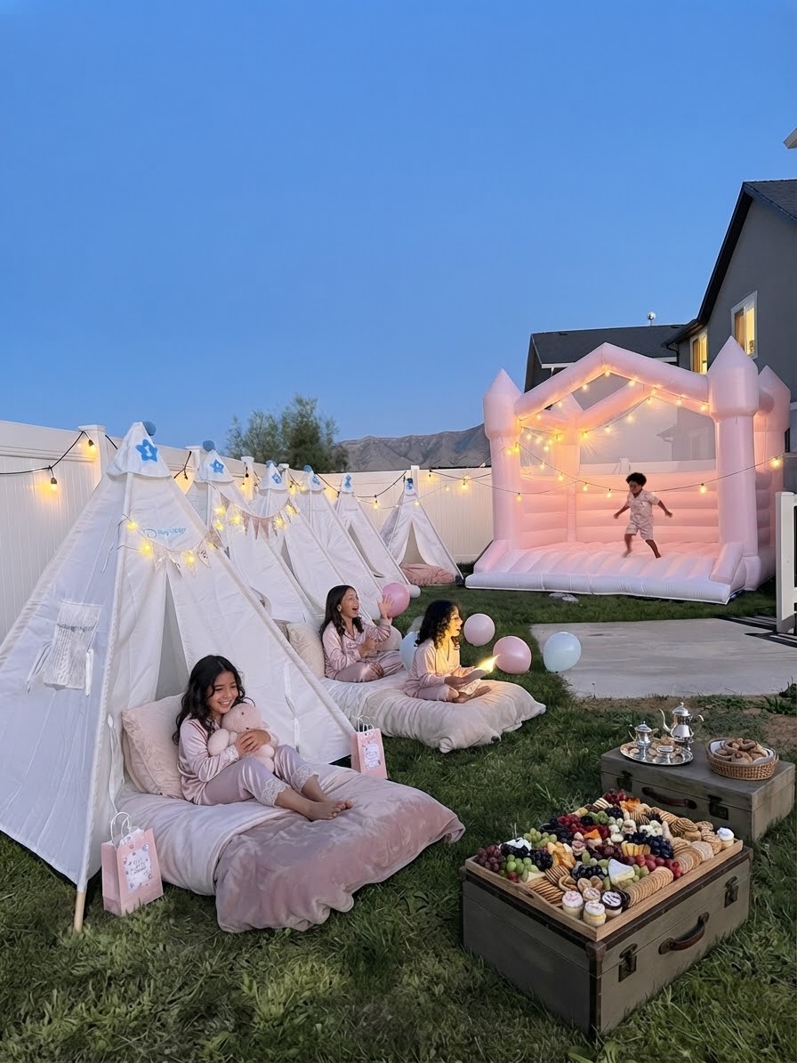 White Party Teepee Tents — Teepee Sleepovers by Pristine Events — view 1 of 2